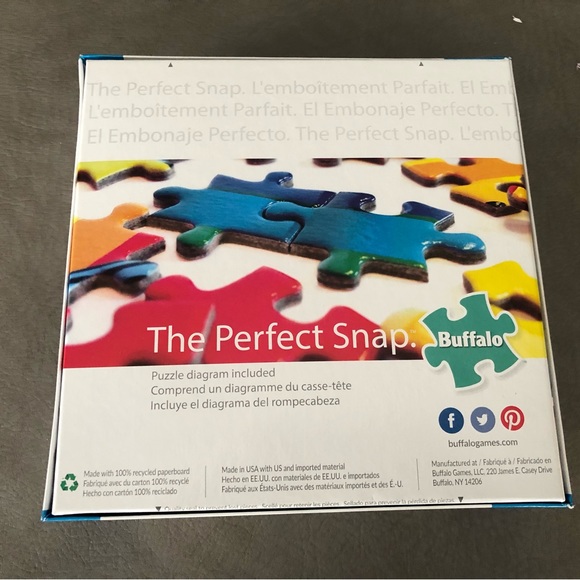 Kim Norlien | White Crimson Morning 1000 Piece Puzzle - Picture 2 of 3